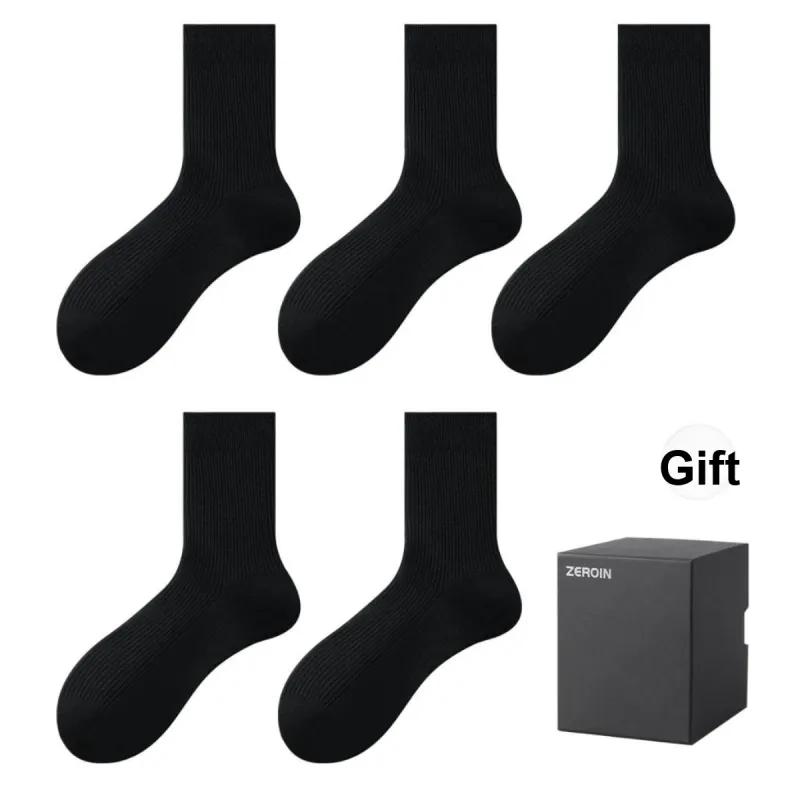 ZEROIN Mid Calf Socks Men's Box 5 Pack-26