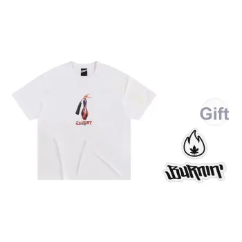 BURNIN T Shirts Unisex White