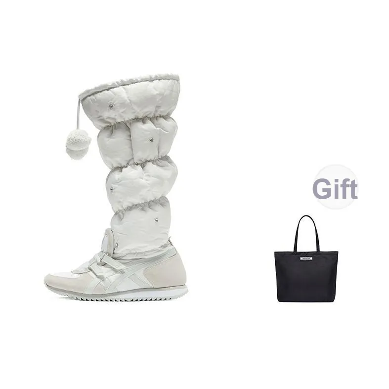 Onitsuka Tiger Термический Высокий Топ Повседневная Обувь Женская Белая