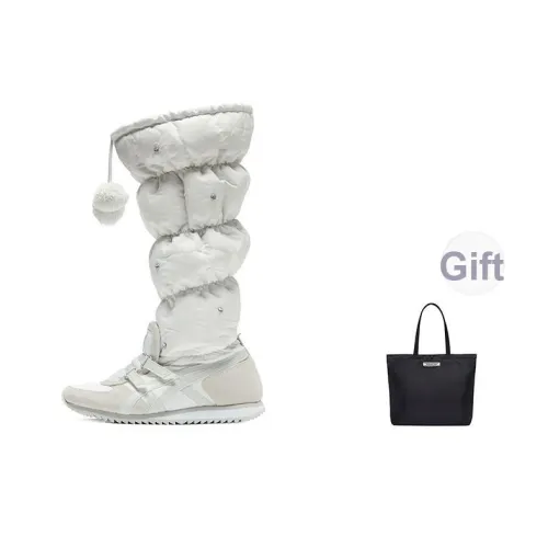 Onitsuka Tiger Термический Высокий Топ Повседневная Обувь Женская Белая