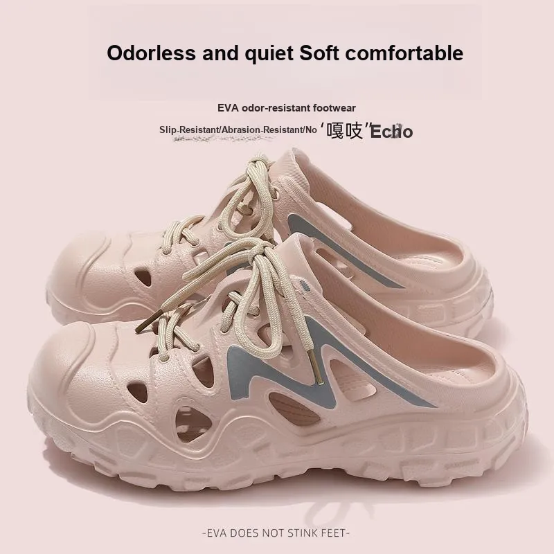 Ganshu Slippers With A Sense Of, Indoor Home Can Be Worn Outside, Tracing The River And Wading In The Summer 2025-2
