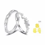 Intertwined Love Couple Couple Rings