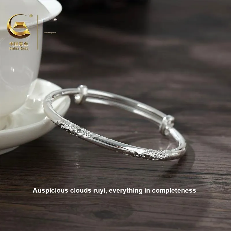 ZSY Sterling Silver Bangles Women's-2