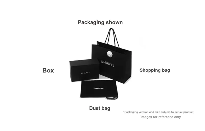 CHANEL Grain Embossed Calfskin Flap Bag, Shoulder Bag, Crossbody Bag Trumpets Women's Black-6