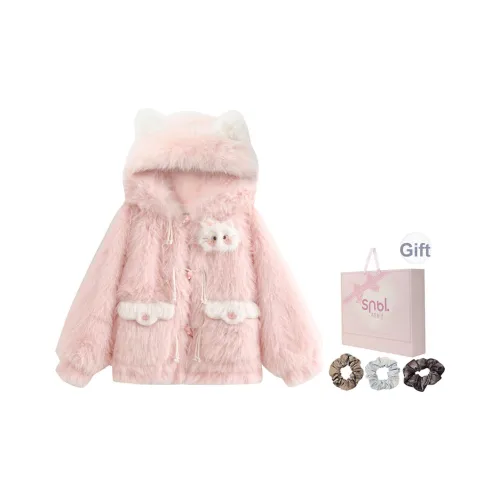 SNBL Розовый Женские Бархатные Куртки