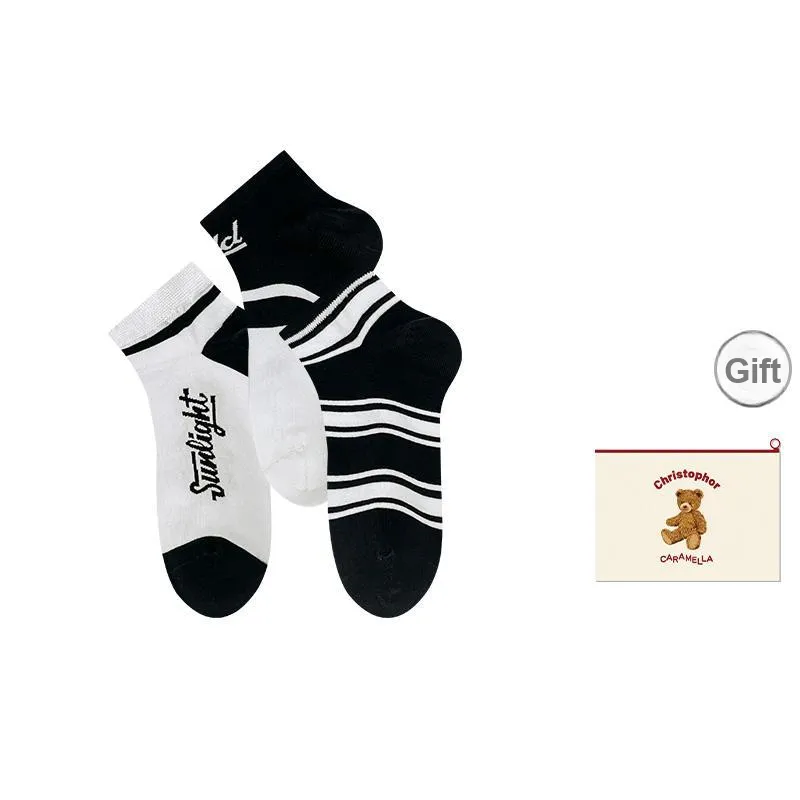 Caramella Ankle Socks Unisex Shopping Bag Combo-8