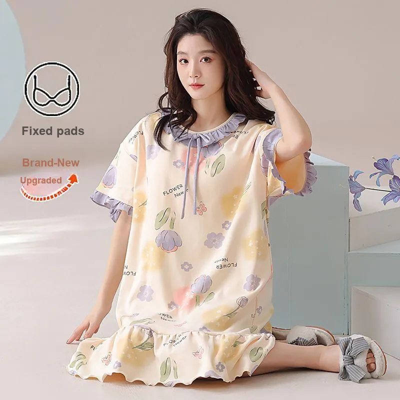 XISHE Women's Nightgowns-4