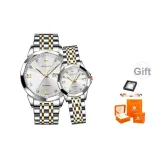 Steel Band White Dial 