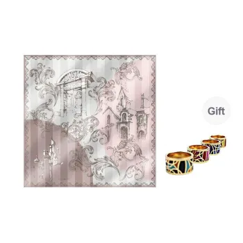 MARJAKURKI Silk Large Scarf Women's