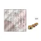 Pink Coffee Random Silk Scarf Clip (Random 1 Pc)