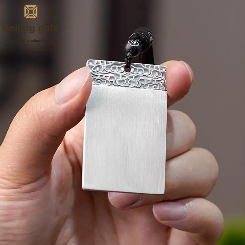 BEIJINGHUANGJIN 999 Fine Silver Necklaces Unisex-2