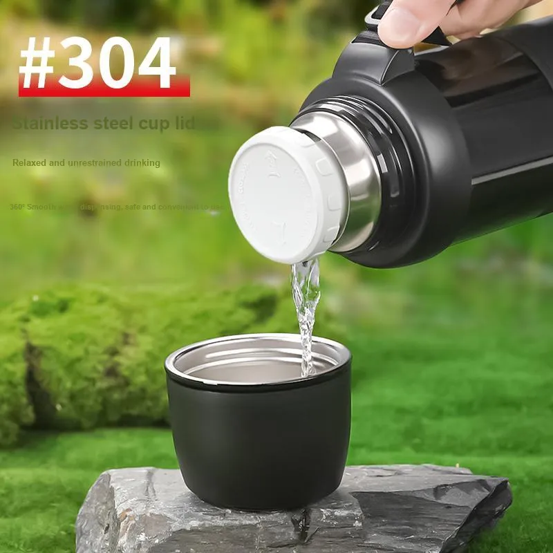 UZSPACE Outdoor Water Equipment 1200ml Stainless Steel-1