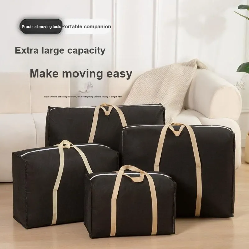 Yan Family Home Storage Bags Navy Blue \ Black-6