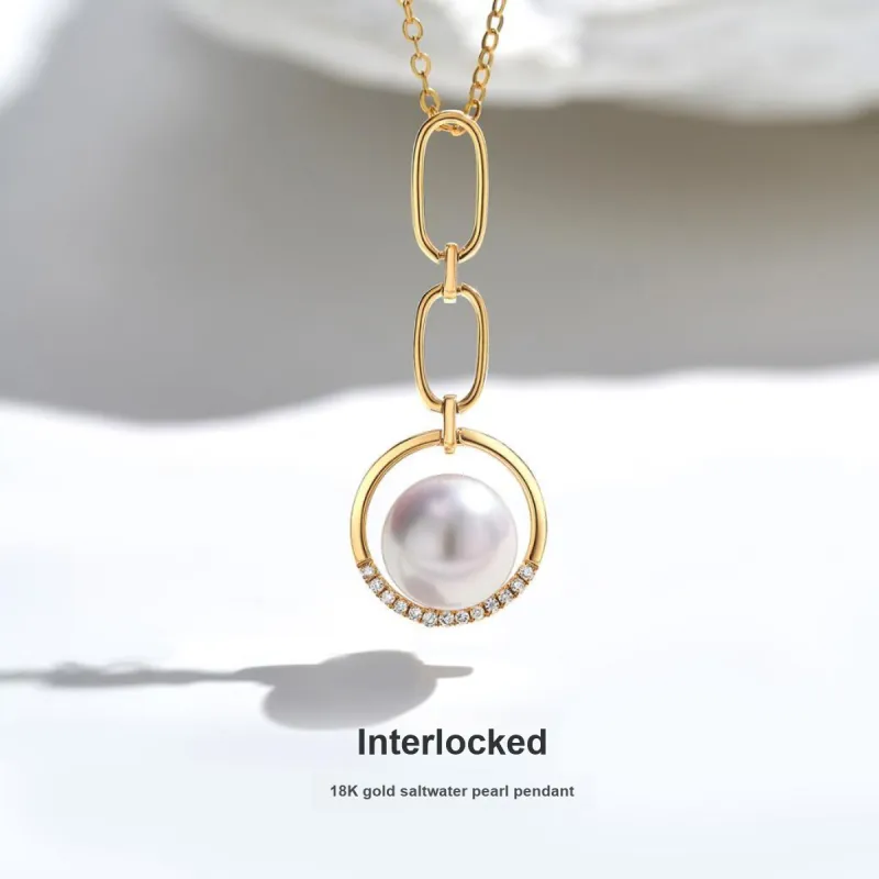 ME LUXE Pearl Pendants Women's-1