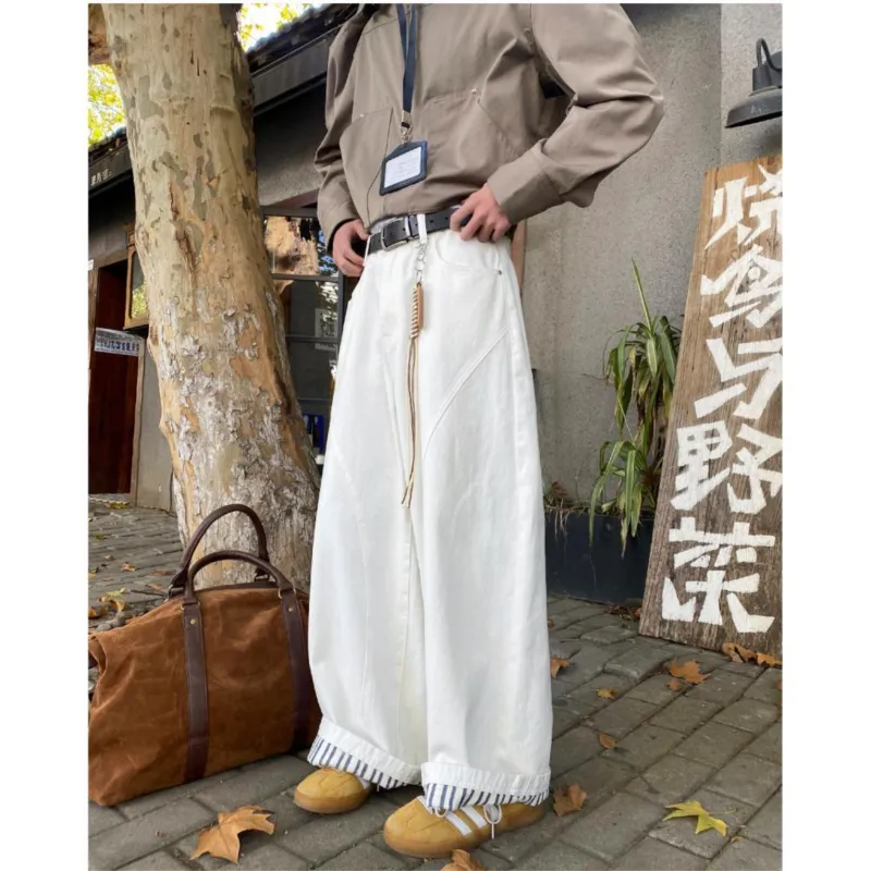 PANDA ADEVIL Jeans Unisex White-2