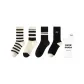 4 Pack (Full Stripe+Four Stripes+Double Stripe+Embroidery English)