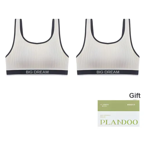 PLANDOO Bra Women's 2 Pcs Shopping Bag
