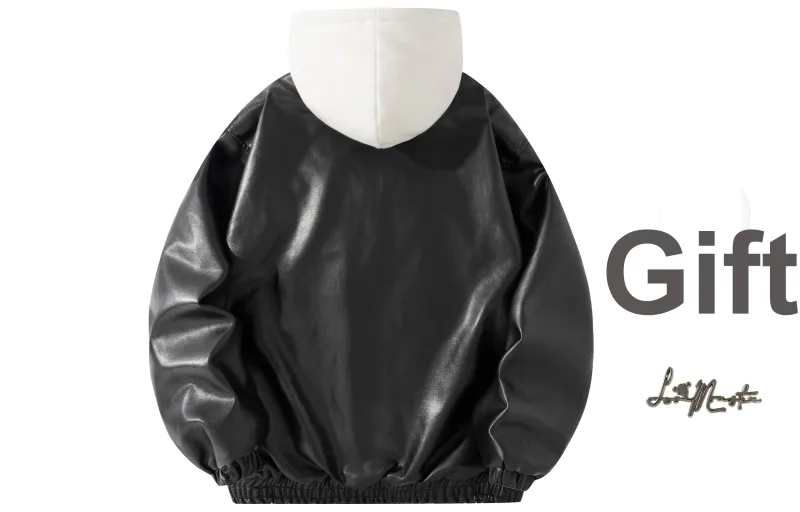 Love Monster Leather Jacket Coat Unisex-3