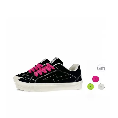 Rongchuan Износостойкие и Легкие Низкие Кроссовки для скейтбординга Унисекс Черные Розовые Красные