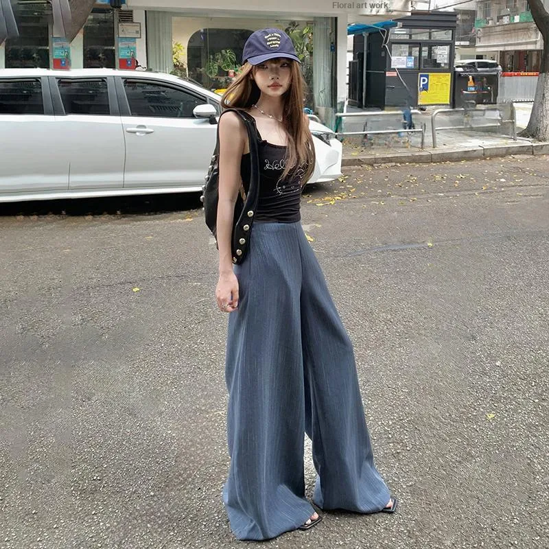 Rose Casual Pants Women's Gray-5