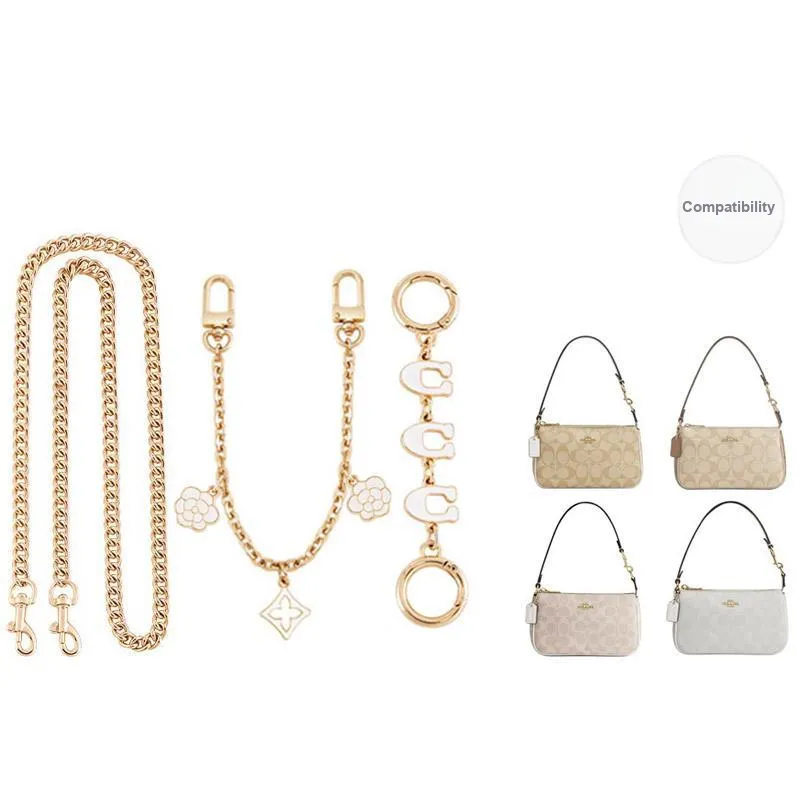 Jingxi Metal Bag Strap Women's Gold Tone-4