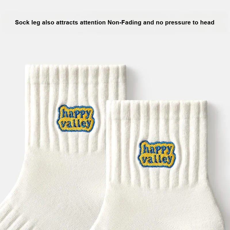 Primeet Mid Calf Socks Men's 5 Pack Happy Valley-1