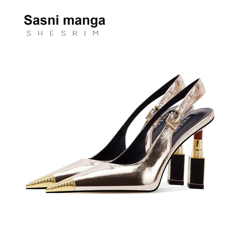 Shesrim High Heels Women's Gold-3