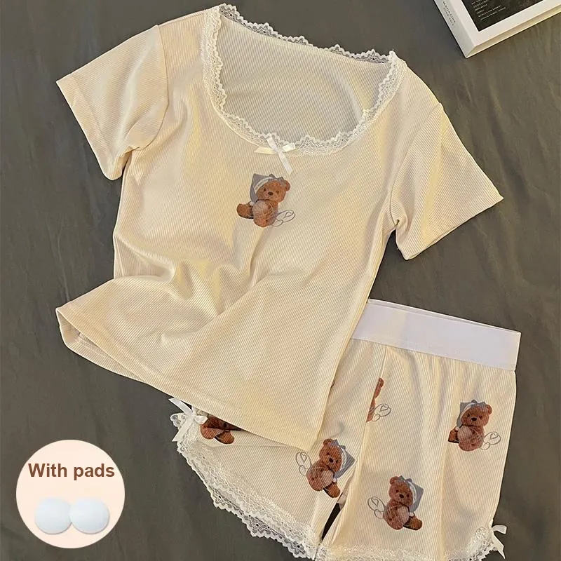 ROMANTIC·SPRING Pajama Set Women's-2