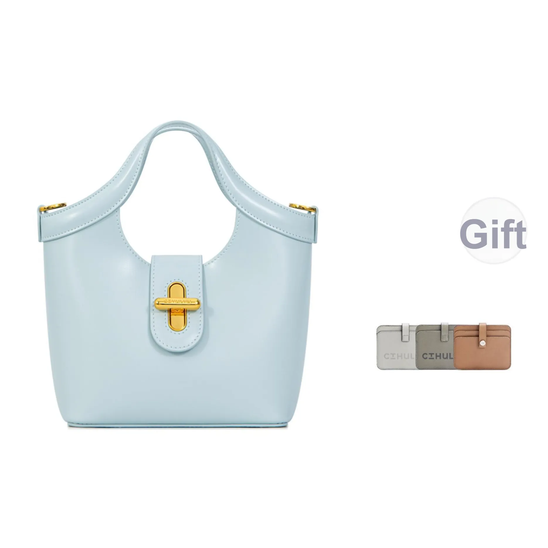 Cthulhu Коровья кожа Геометрический Ручка Корзинка-сумка Коммутирование Сумка Сумка через плечо Маленький Женские Синий