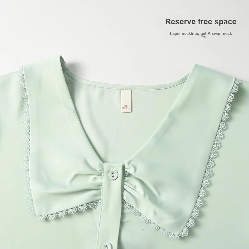 MADALLO Pajama Set Women's Aqua Green-2