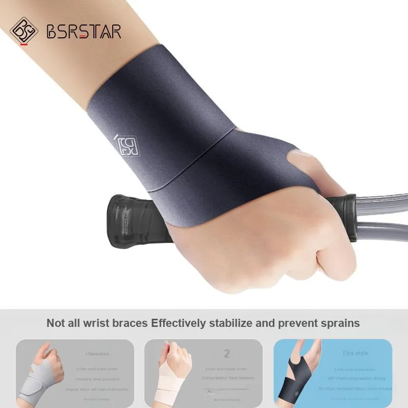 BESTRAY Wristbands Protective Rehabilitation Black Unisex-1