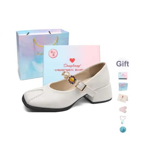 Be Good Грубый каблук Туфли Мэри Джейн 5 см Женские Набор в подарочной коробке