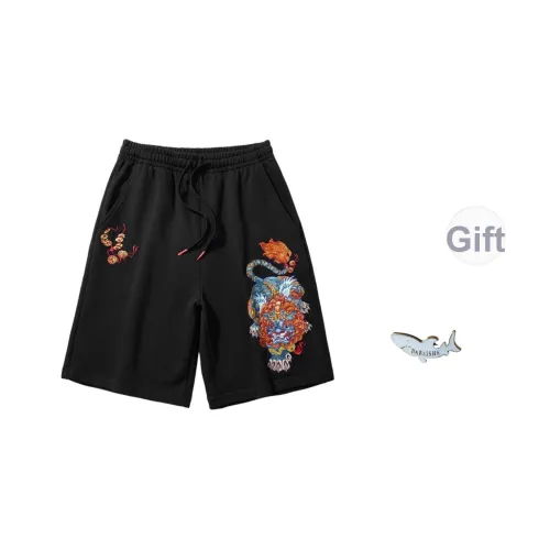 DABAISHA Повседневные шорты Мужские Черные