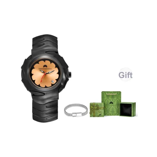 Corriberty Кварцевый механизм сплав ремешок мужские часы апельсин циферблат часов