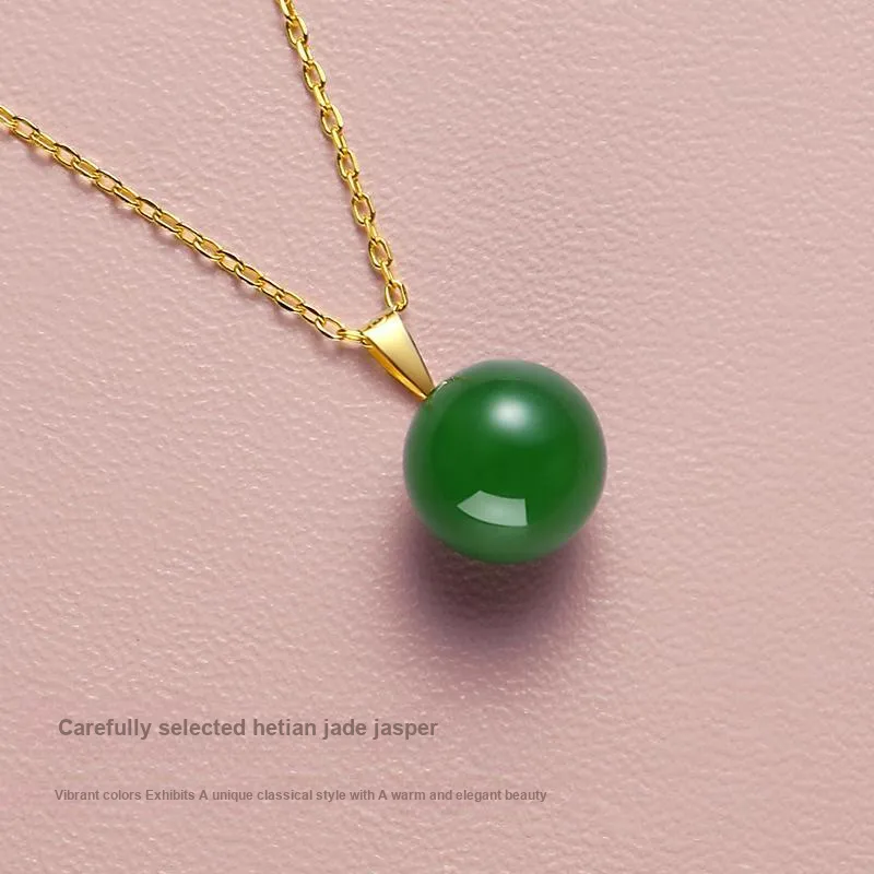 QIAOWUQIAONV Hetian Jade Necklaces Jasper Women's-1