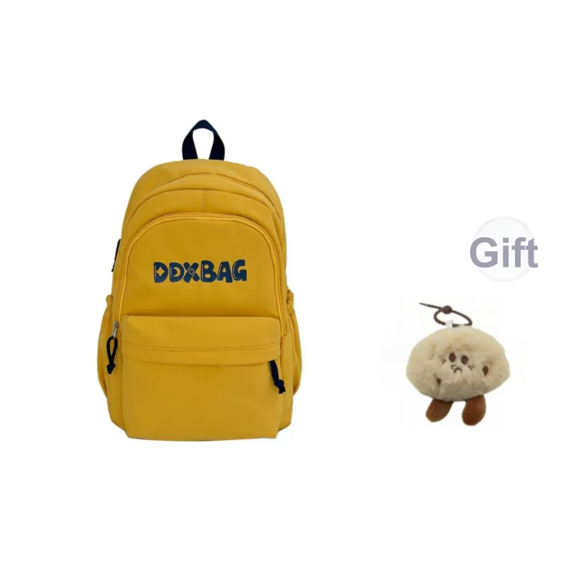 BRABOSTON Polyester Backpack Unisex Red/Black/Yellow/Blue-12