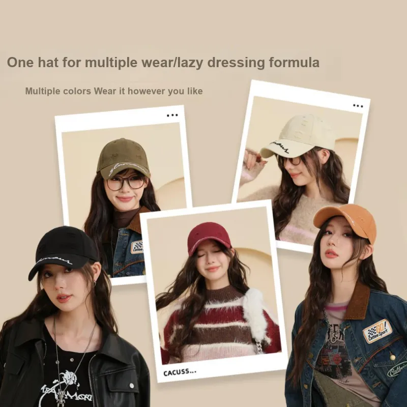 CACUSS Junior Cotton Baseball Caps Women's-6