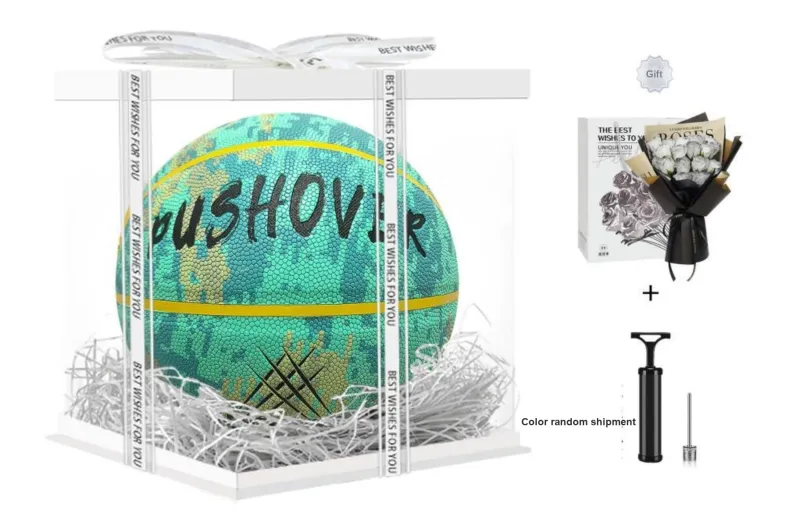 PUSHOVER PU Size 7 Basketball Size 7 Ball Training Unisex-16