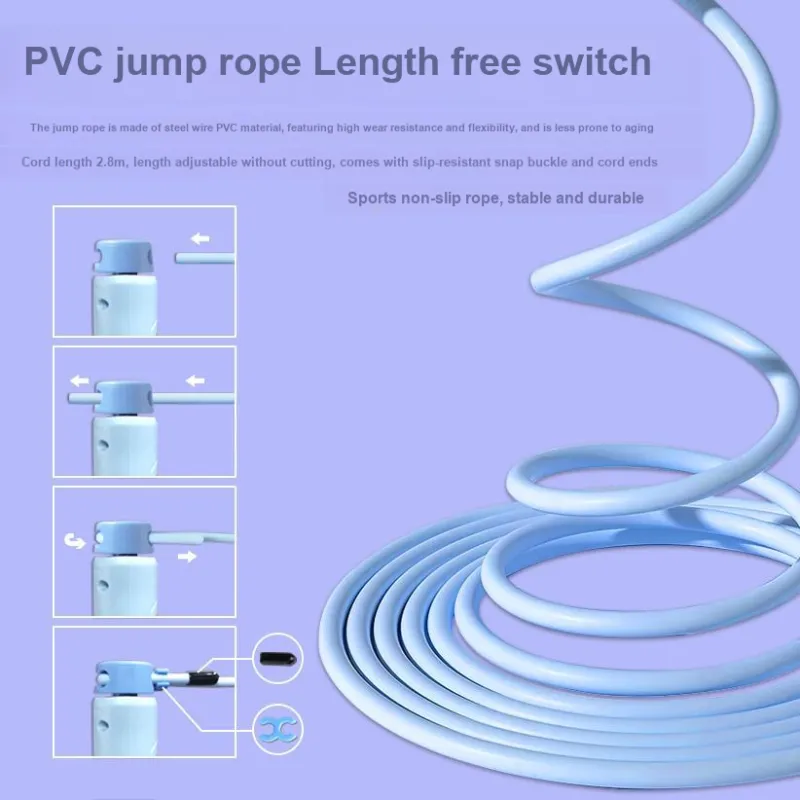 LENWAVE Mechanical Counting Jump Ropes ABS Plastic Casual Entertainment Unisex Physical Fitness Training-5