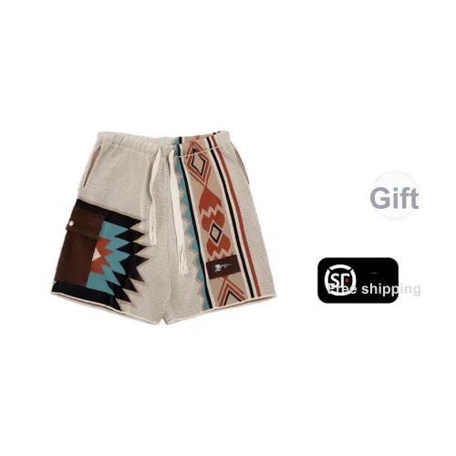 MADEN Indian Collection Повседневные шорты Унисекс Ромб Многоцветный