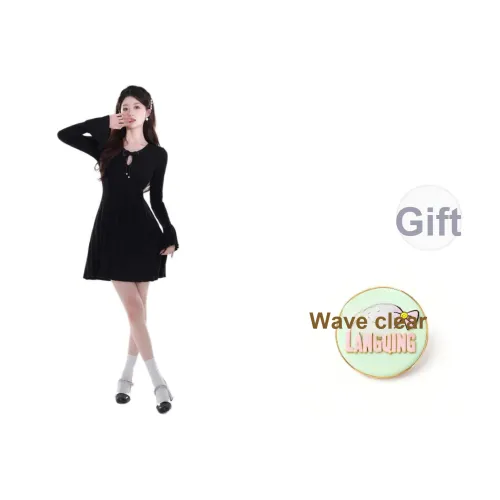 LADYXIEXIE Длинное платье с длинными рукавами женское