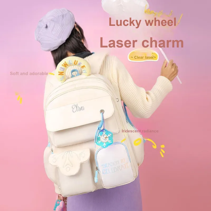 Disney Polyester Backpack Large Size Women's Multicolor-2