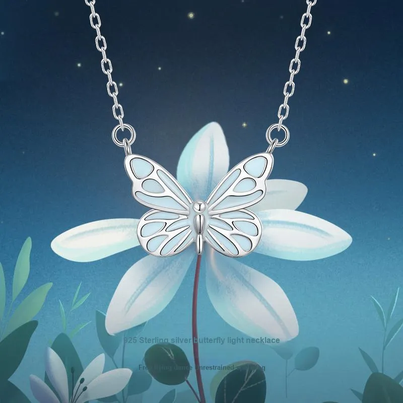 AFN 925 Sterling Silver Necklaces Women's-2