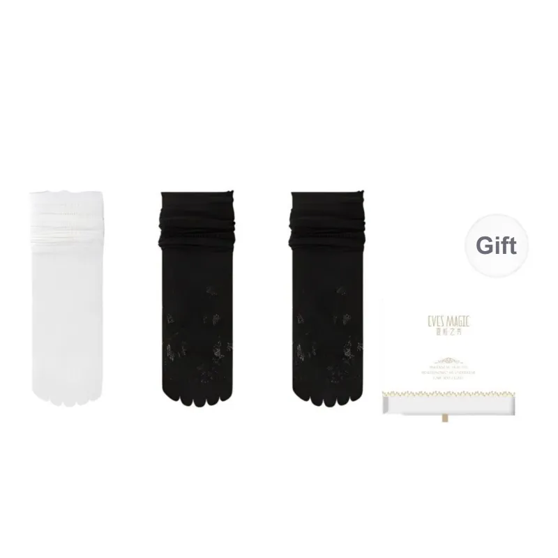 XIA.WA.ZHI.XIU Mid Calf Socks Women's Box 3 Pack-7