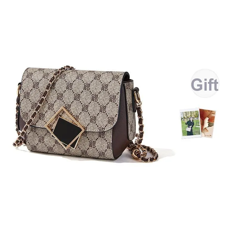 RED DRAGONFLY PVC Crossbody Bag Standard Women's Light Coffee