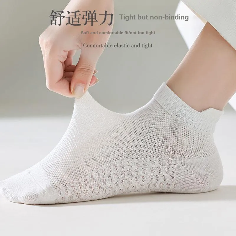 MIIOW Cool One Summer Series No Show Socks Women's 5 Pack-11