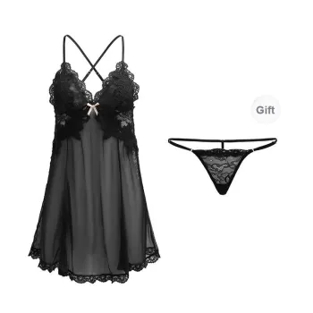 COY KISS Nightgown Women's Black