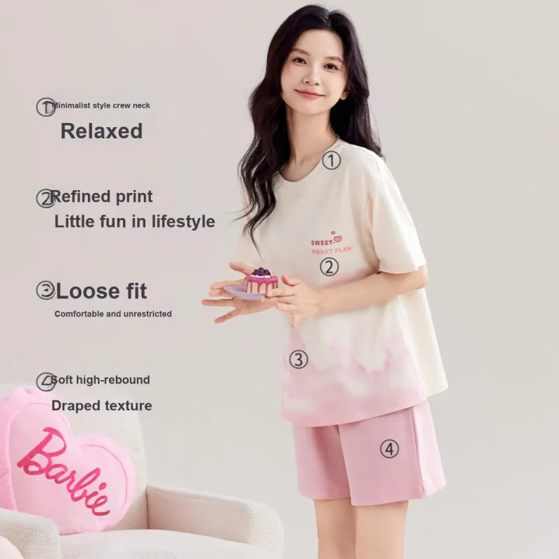Urban Beauty Pajama Set Comfortable, Skin Friendly, And Breathable Design Women's 2 Piece Set-4