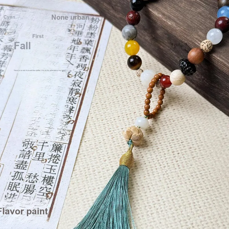 PUTUOSHANWENCHUANG Bodhi Seed Bracelets Unisex-1