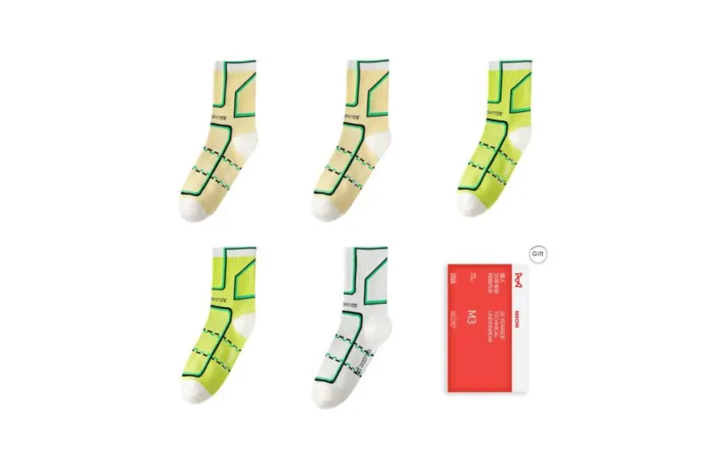 MIIOW Trend Party Series Mid Calf Socks Men's Gift Box Combination-8